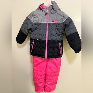 Pink Platinum Advance Girls Snowsuit Size 4